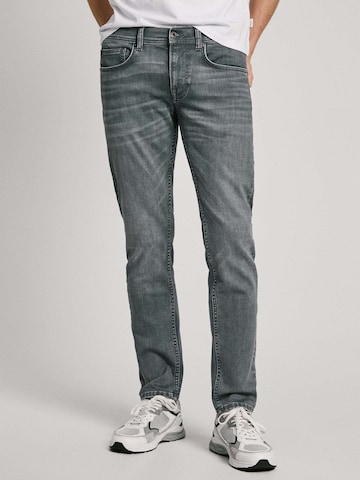 Pepe Jeans Slim fit Jeans ' GYMDIGO' in Grey: front