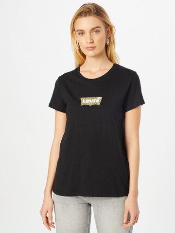 LEVI'S ® T-Shirt 'The Perfect Tee' in Schwarz: predná strana