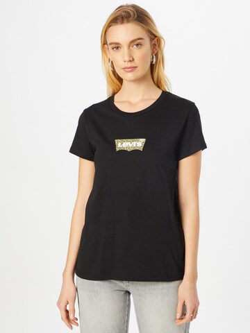 LEVI'S ® - Camisa 'The Perfect Tee' em preto: frente