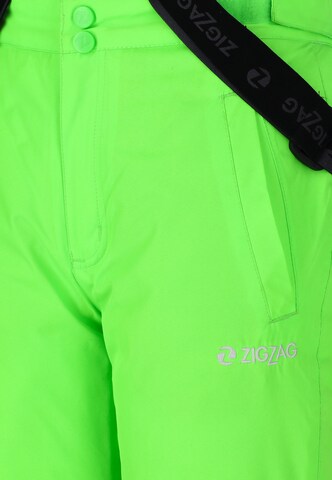 ZigZag Bootcut Sportbroek 'PROVO W-PRO' in Groen