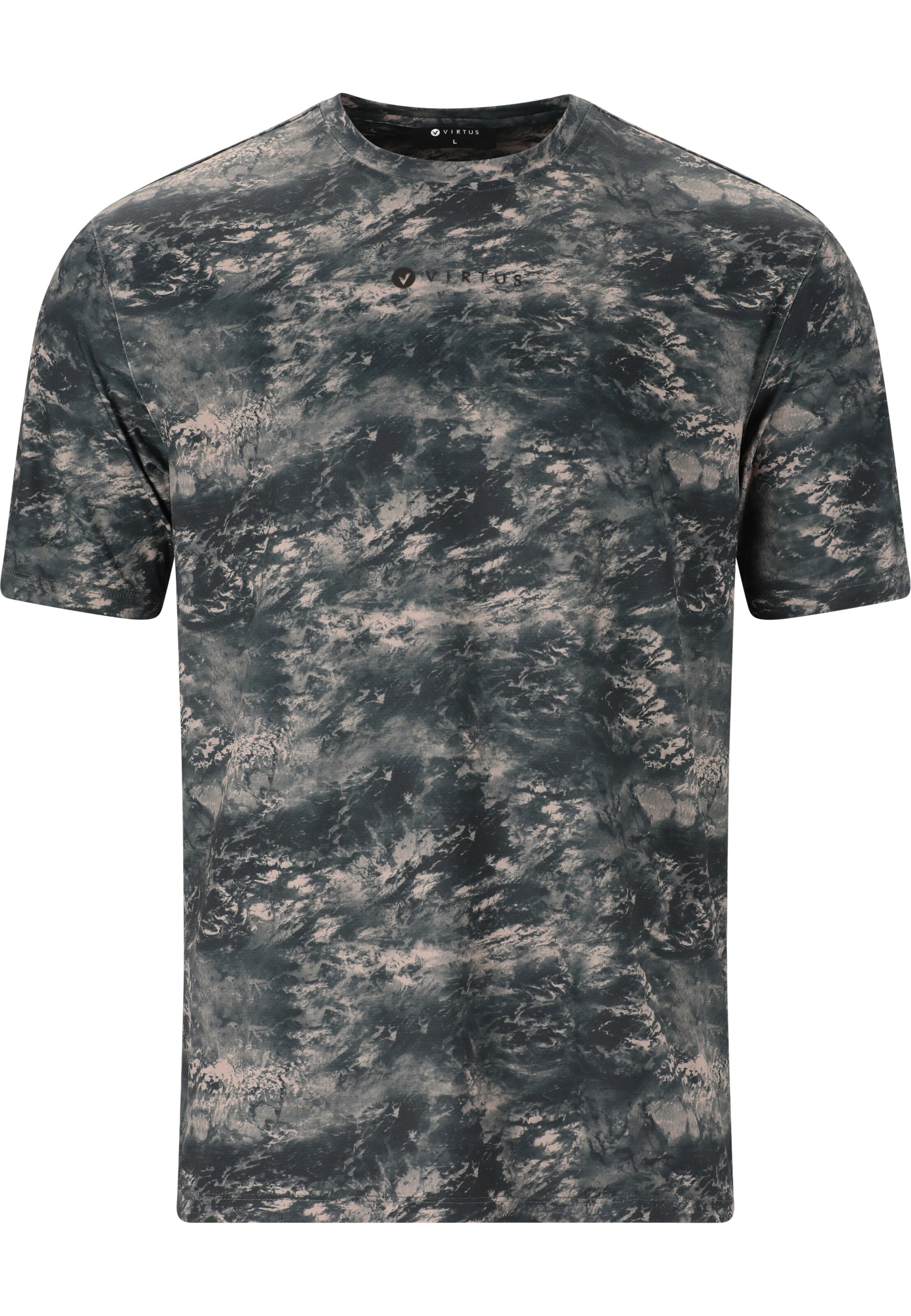 Virtus Shirt 'Deaglan' in Grijs: voorkant