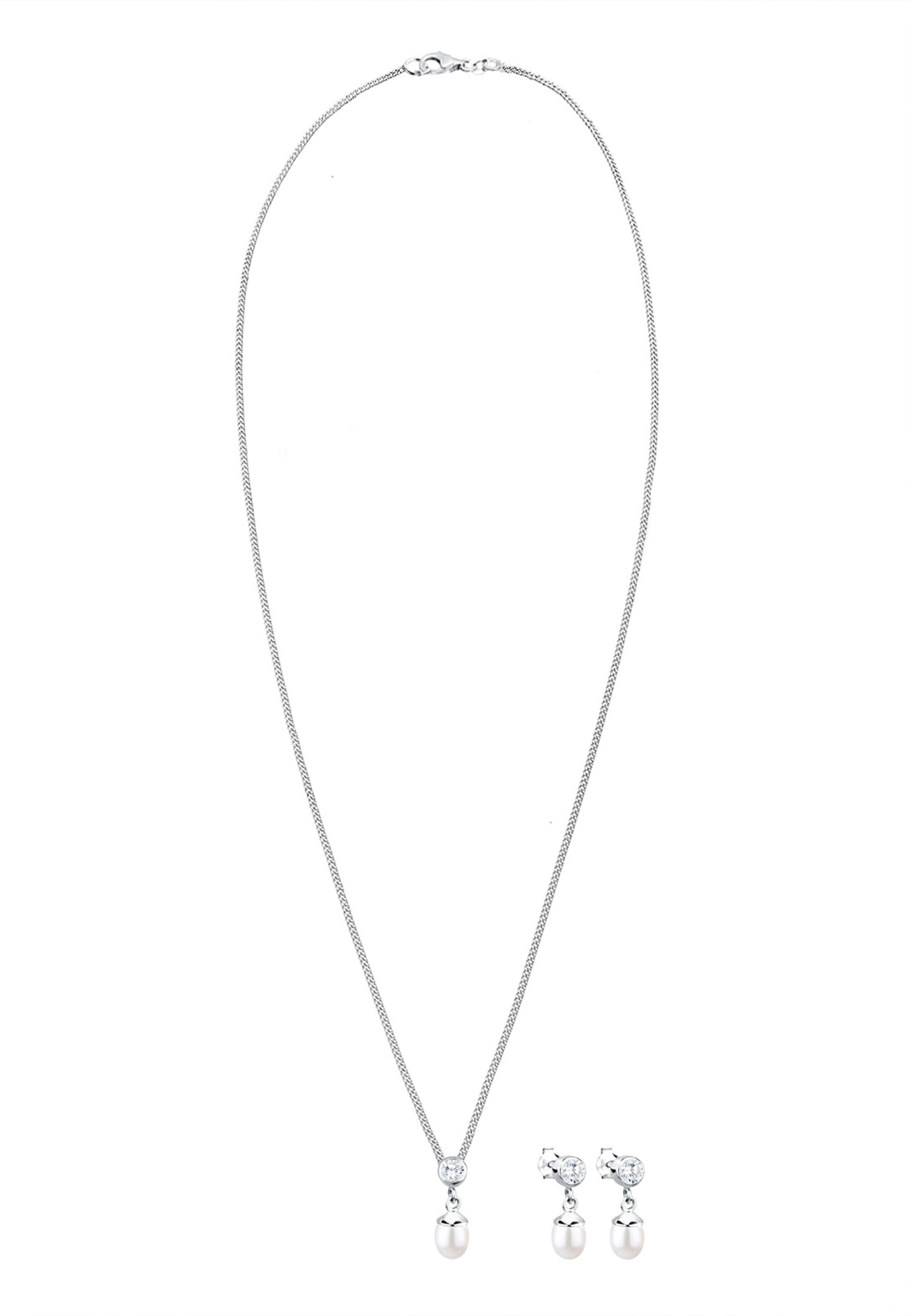 ELLI Jewelry set in Silver: front