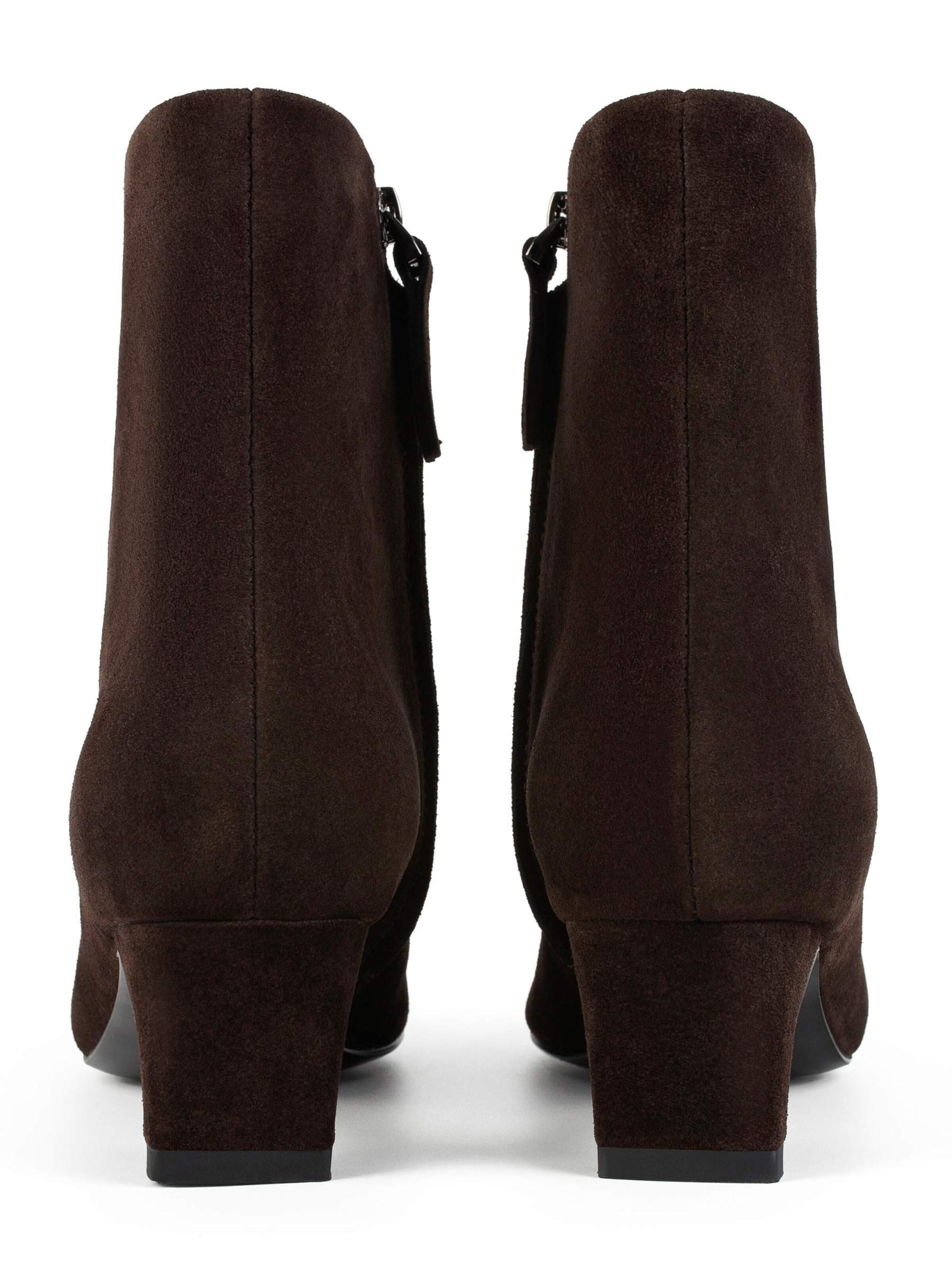 L37 HANDMADE SHOES - Botas pelo tornozelo 'JOVIAN MAGNETISM' em castanho