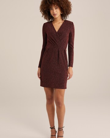 WE Fashion Платье в Красный: спереди