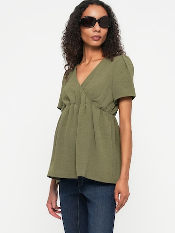 Only Maternity Skinny Jeans 'OLMRAIN' in Blue