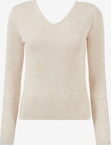 Pull-over LELA en beige : devant