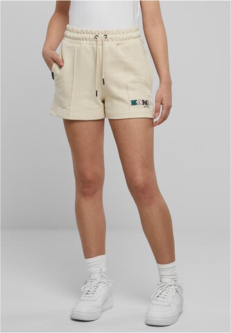 regular Pantaloni di Karl Kani in beige: frontale