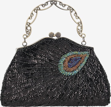 Usha - Bolso de hombro en negro: frente