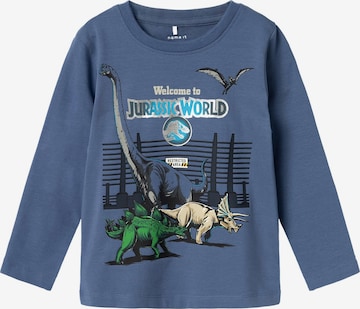 NAME IT - Camiseta 'NATA JURASSIC' en azul: frente