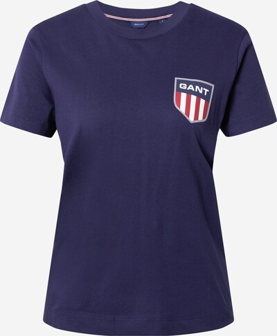 GANT T-Shirt in navy / silbergrau / rot / eierschale, Produktansicht