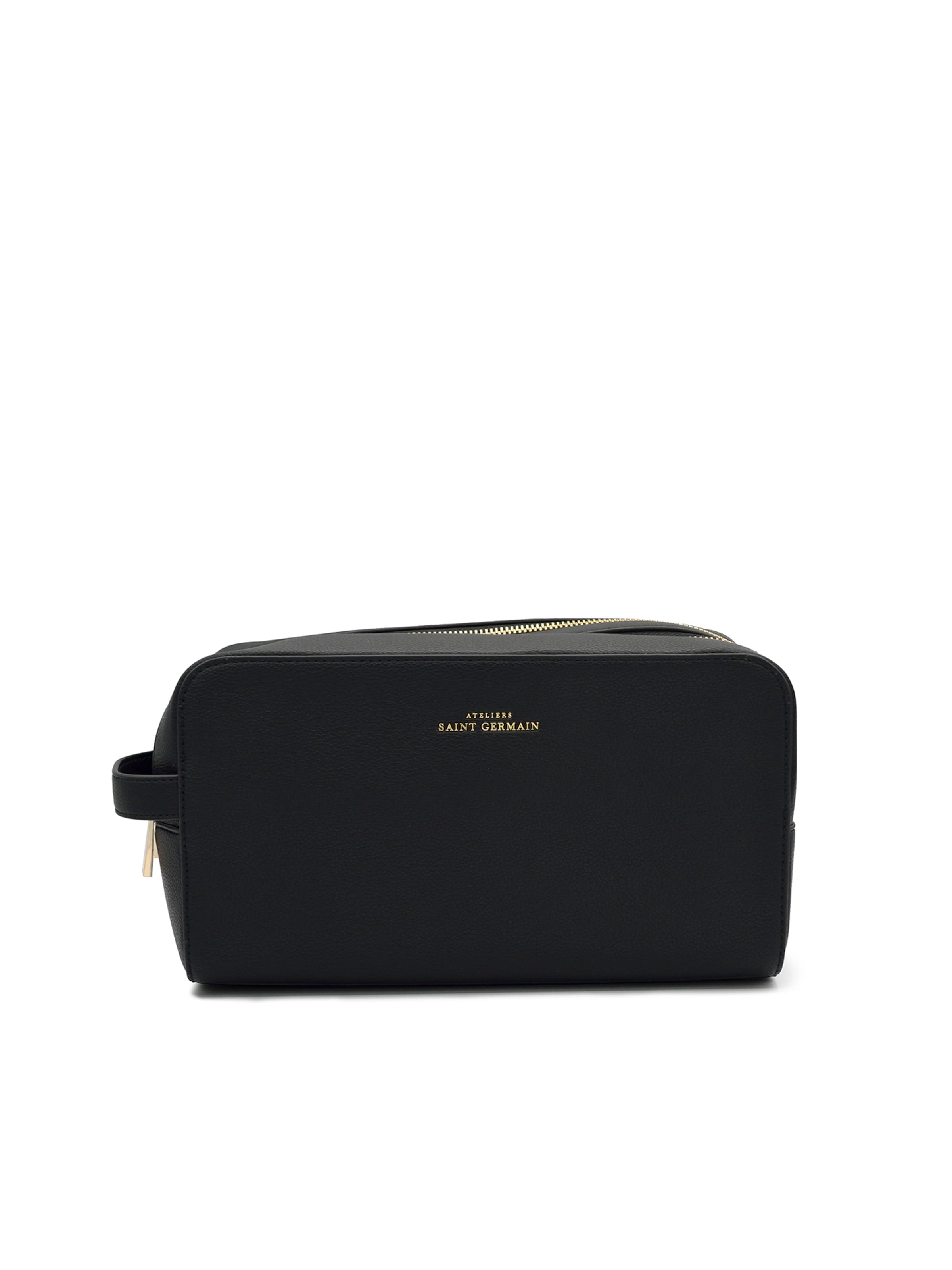 Nécessaire 'CHATEL' di Ateliers Saint Germain in nero: frontale