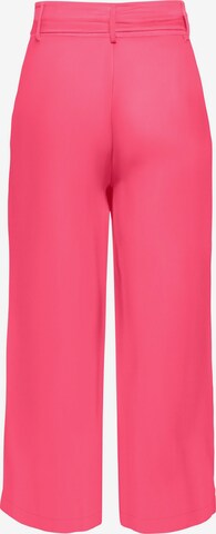 Wide leg Pantaloni cutați 'Caro' de la ONLY pe roz