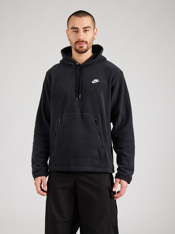 Nike Sportswear Tröja 'CLUB' i svart: framsida