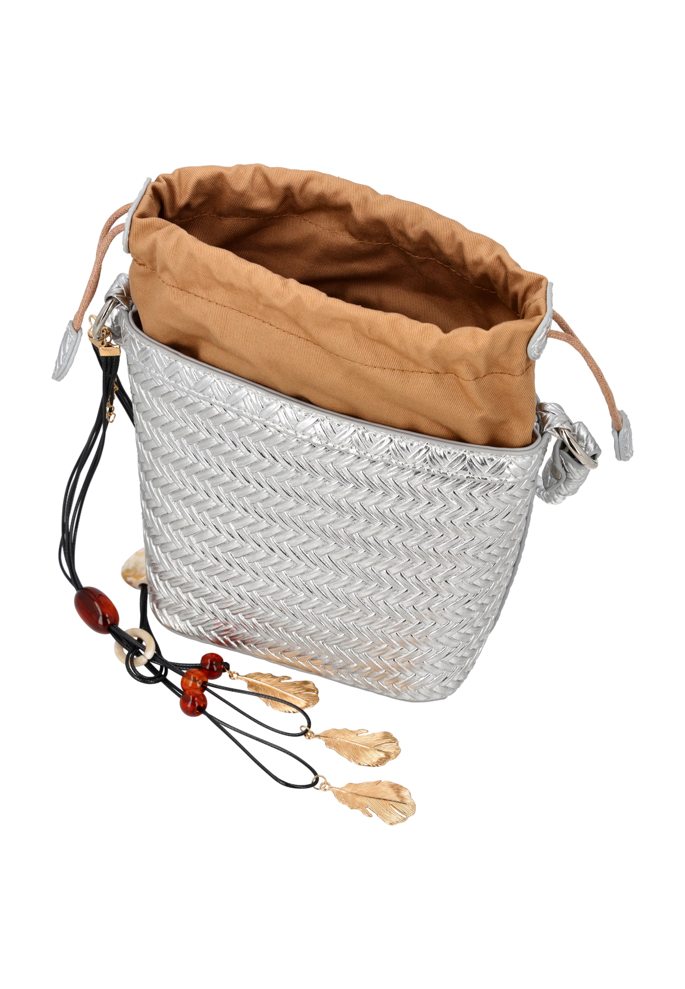 usha FESTIVAL - Bolso de mano en plata