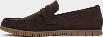 Estro Moccasins '09-48282' in Brown: front