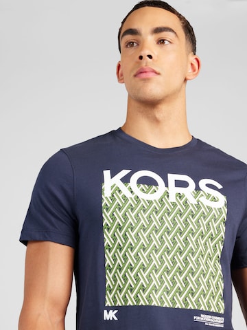 Michael Kors T-Shirt 'LATTICE' in Blau