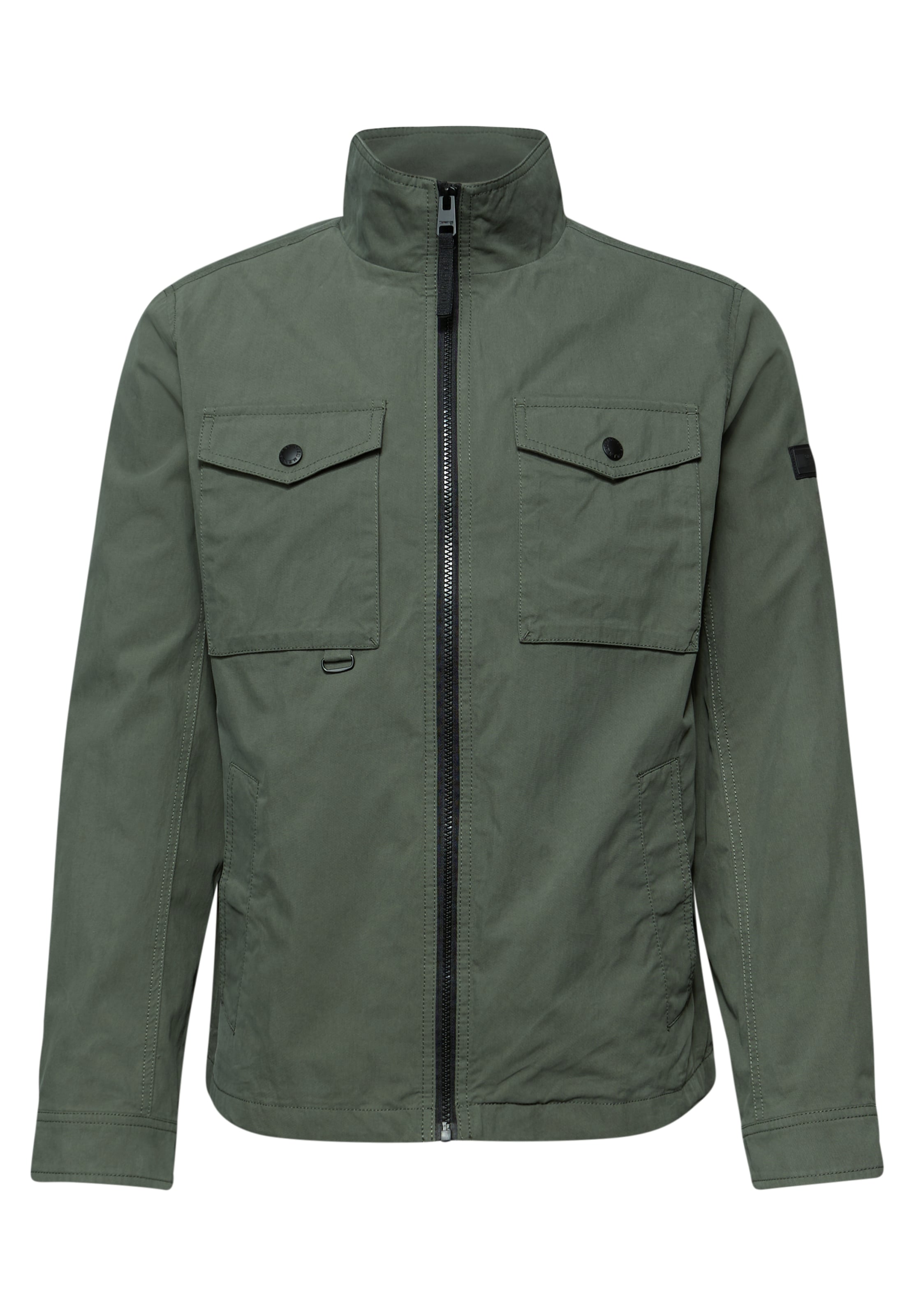 Street One MEN Between-Season Jacket in Green: front