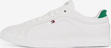 Baskets basses 'Icon Court' TOMMY HILFIGER en blanc : devant