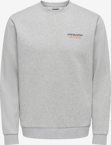 Only & Sons Sweatshirt 'ONSCERES' i grå: forside