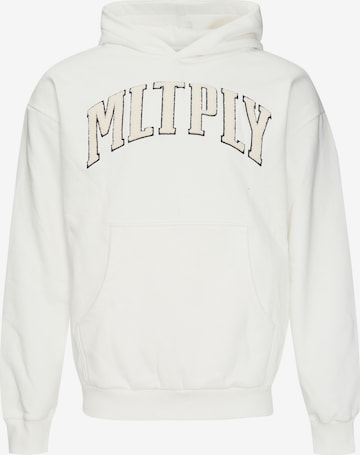 Sweat-shirt Multiply Apparel en blanc : devant