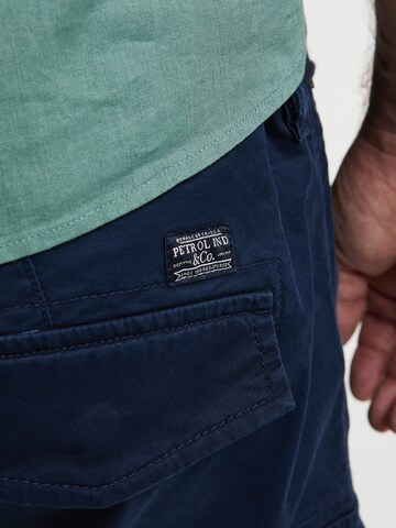 Petrol Industries - regular Pantalón cargo en azul