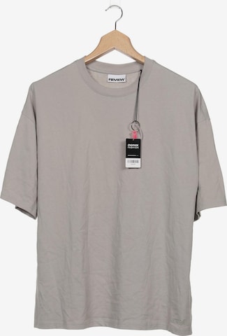 Review T-Shirt XXL in Grau: Vorderseite