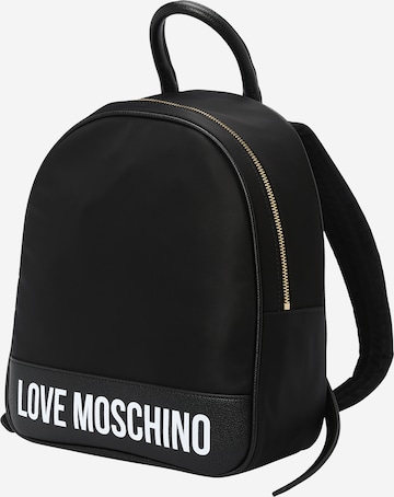 Zaino 'City Lovers' di Love Moschino in nero: frontale