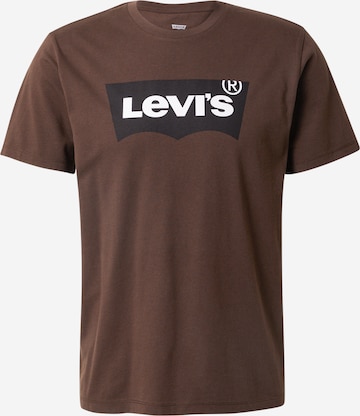 LEVI'S T-Shirt 'GRAPHIC CREWNECK TEE NEUTRALS' in Braun: predná strana