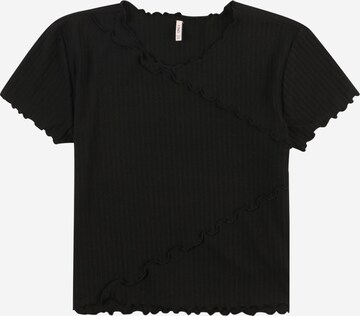 KIDS ONLY - Camiseta 'ELLA' en negro: frente