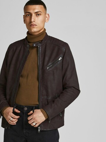 JACK & JONES Between-Season Jacket 'Joel' in Brown