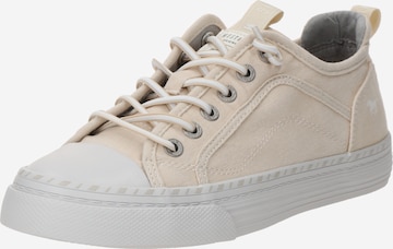 Sneaker bassa di MUSTANG in beige: frontale