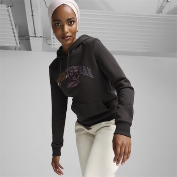 PUMA Sweatshirt 'ESS+' in Schwarz