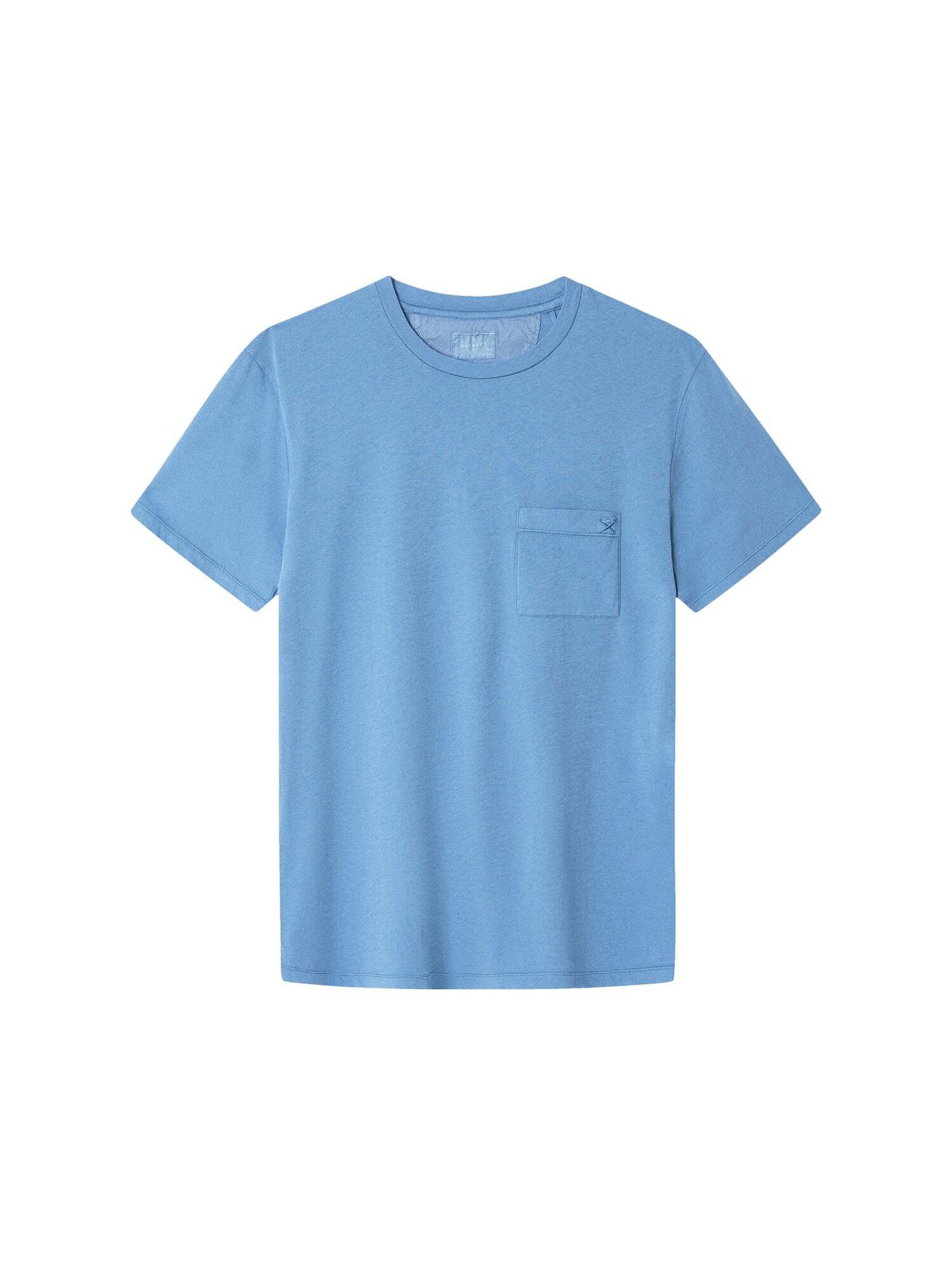 T-Shirt Hackett London en bleu : devant