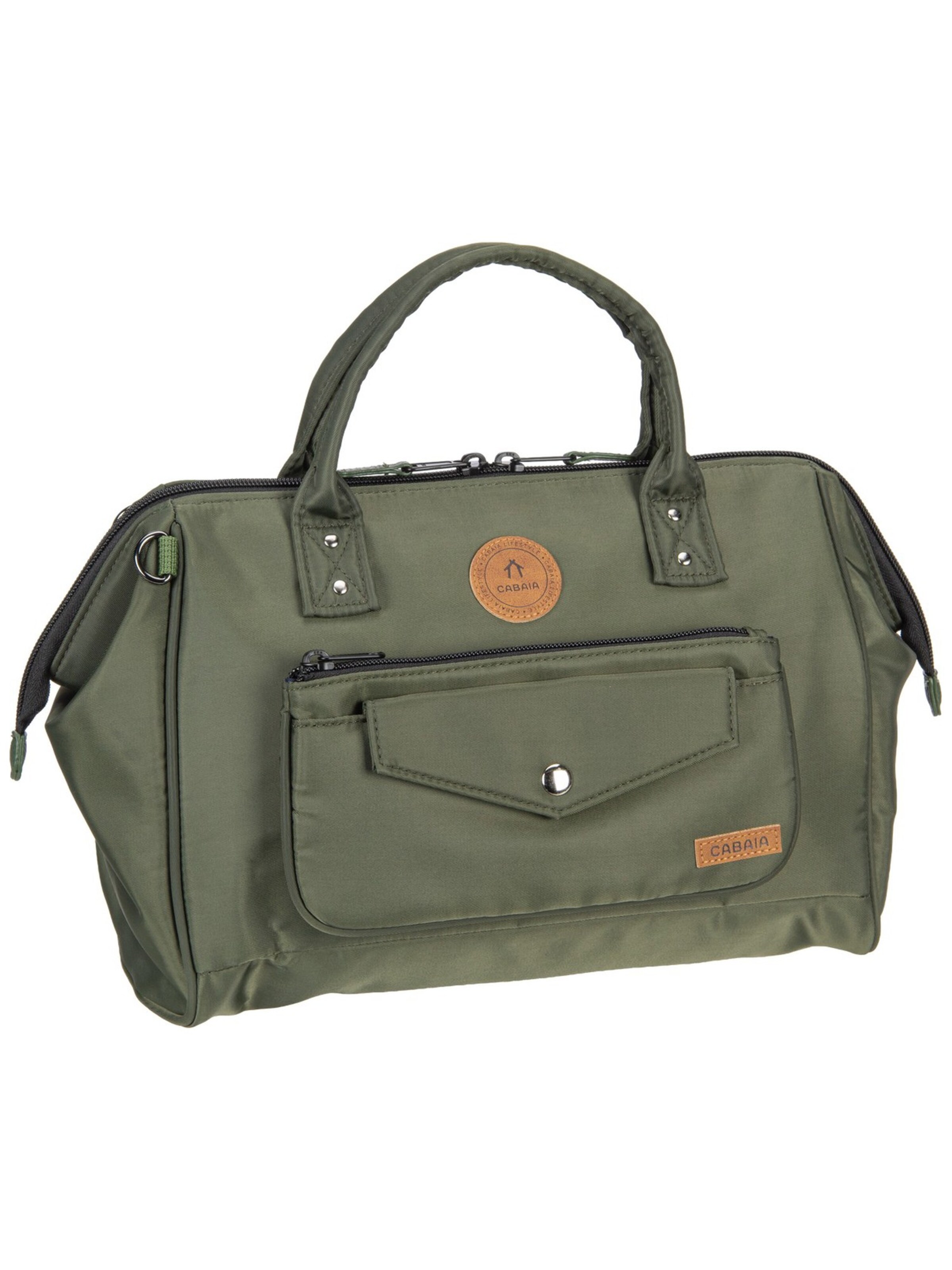 Cabaia Handbag in Green: front