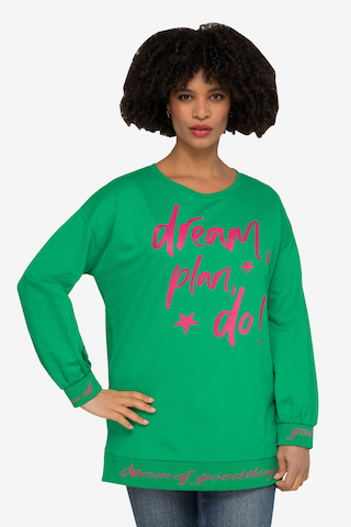 Angel of Style Sweatshirt in Green: front