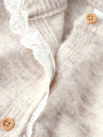 NAME IT Knit cardigan in White