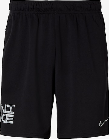 NIKESportske hlače 'Flex' - crna boja: prednji dio