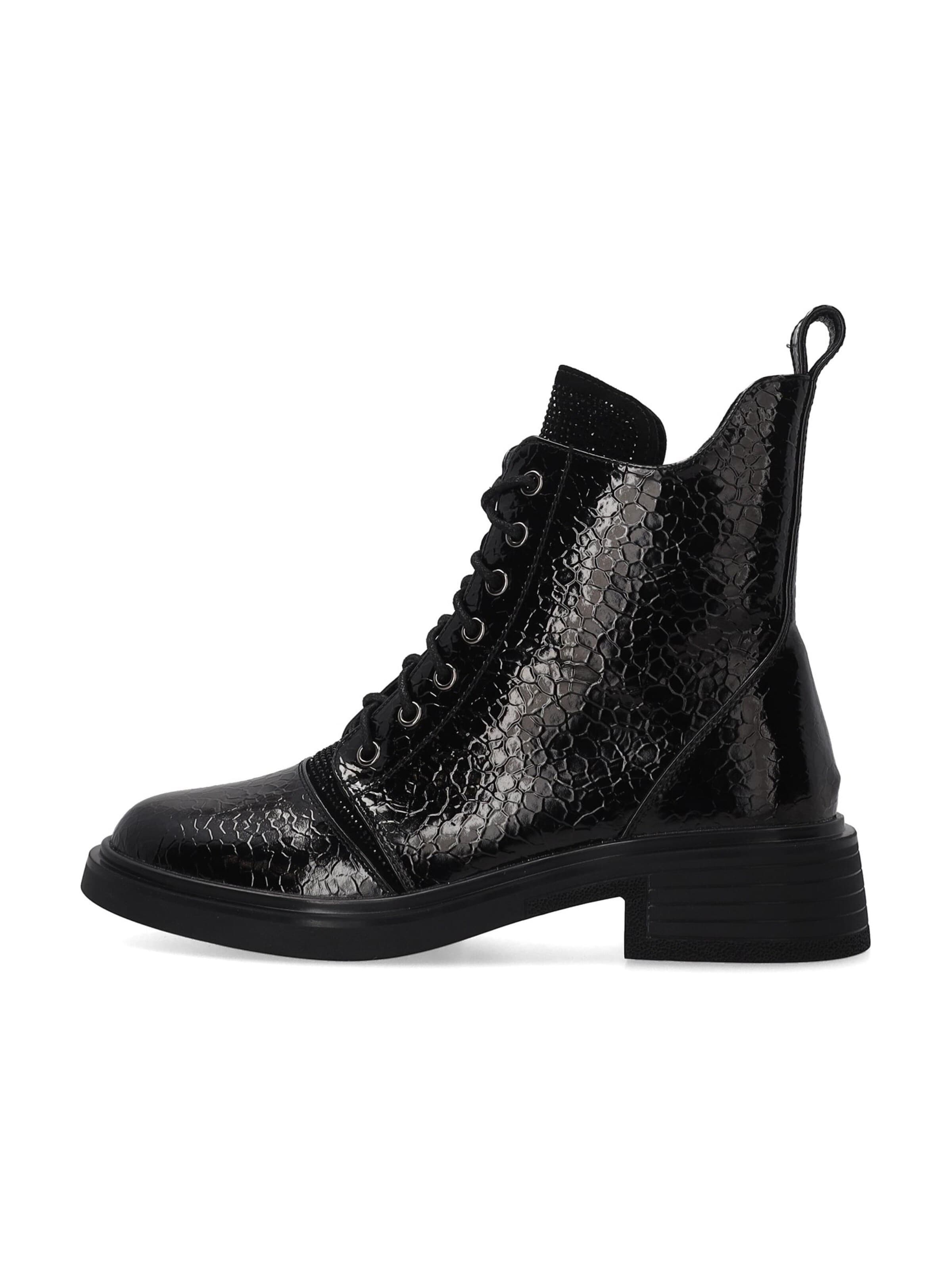 VENEZIA Schnürstiefelette‌‌‌‌‌‌‌‌‌ in Schwarz: Vorderseite