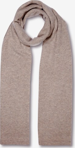 FALKE Scarf 'Pure Cashmere' in Brown: front