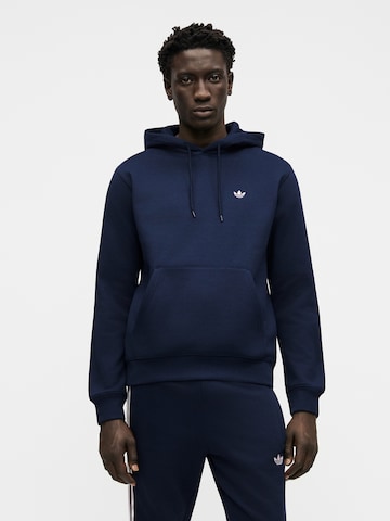 Felpa 'Trefoil Essentials' di ADIDAS ORIGINALS in blu: frontale