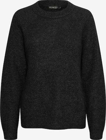 SOAKED IN LUXURY Sweater 'Tuesday' in Black: front