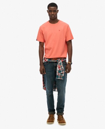 Superdry Shirt in Oranje: voorkant