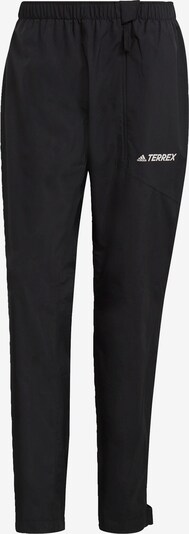 ADIDAS PERFORMANCE Sportbroek in de kleur Zwart / Wit, Productweergave