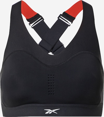 Reebok Soutien-gorge de sport en noir / blanc, Vue avec produit