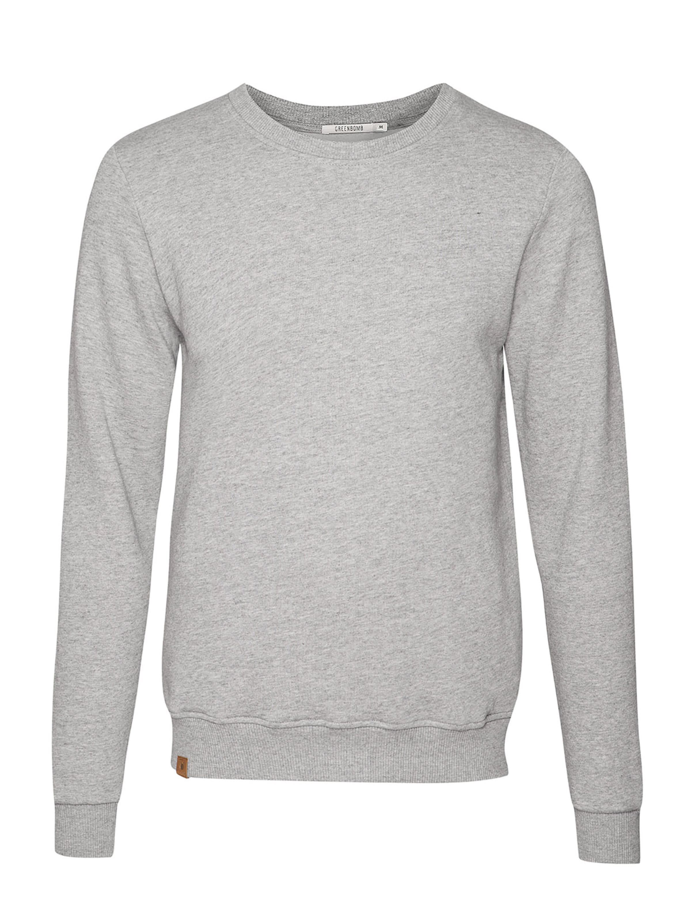 Felpa di GREENBOMB in grigio: frontale