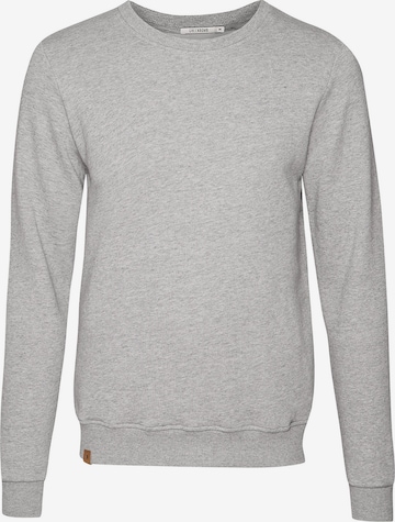 Sweat-shirt GREENBOMB en gris : devant