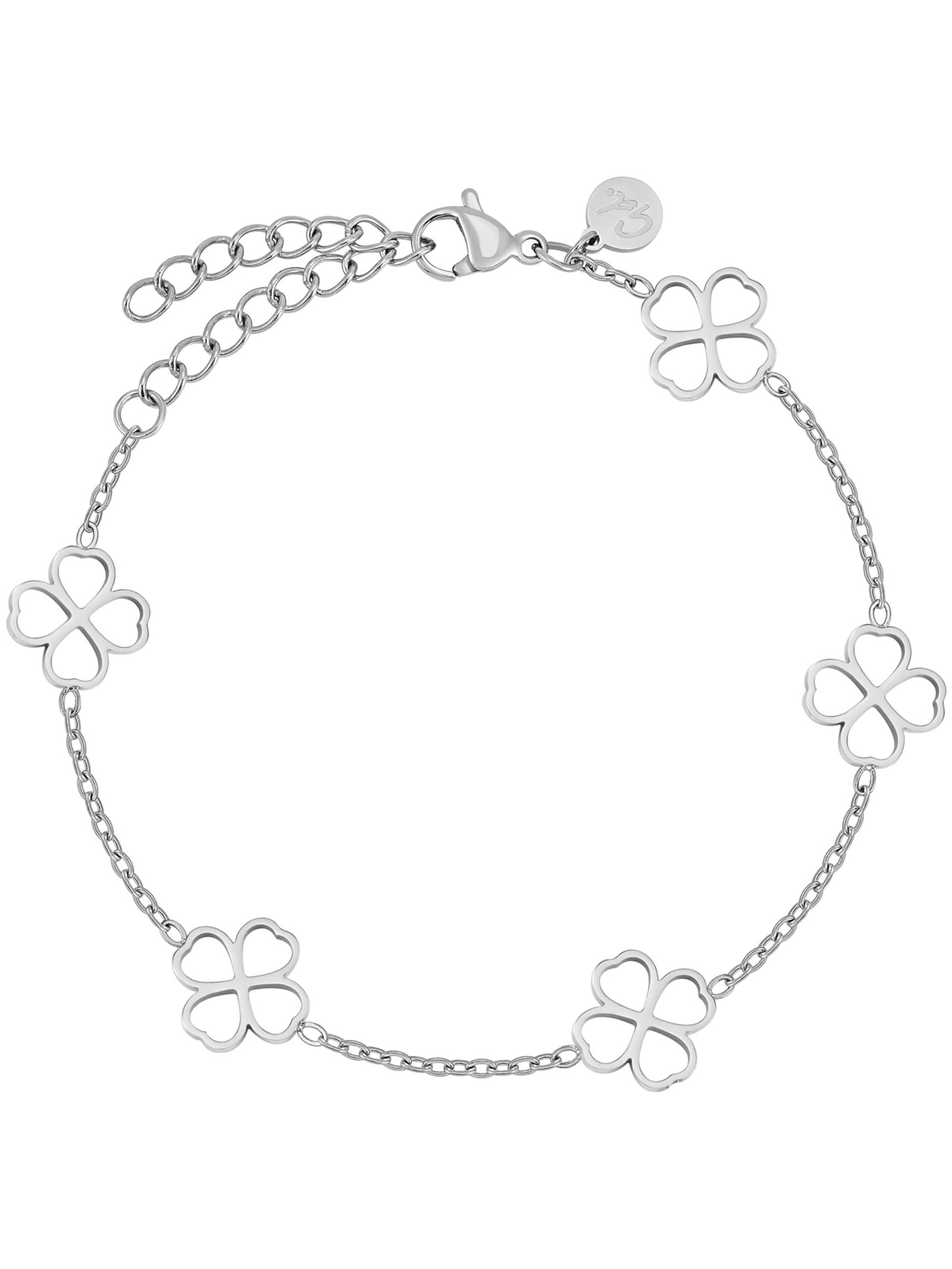 Bracelet 'Kleeblatt' GOOD.designs en argent : devant