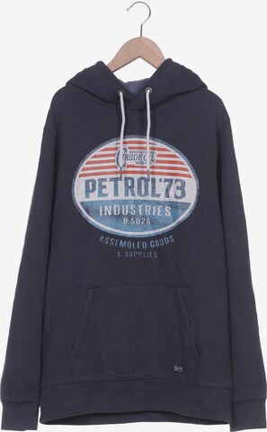 Petrol Industries Sweatshirt & Zip-Up Hoodie in L in Blue: front