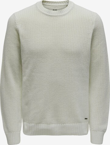 Only & Sons Sweater 'Dash' in White: front