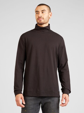 ruda LEVI'S ® Marškinėliai 'Long Sleeve Turtleneck Tee': priekis